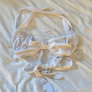 Meshki | White Kai bikini top